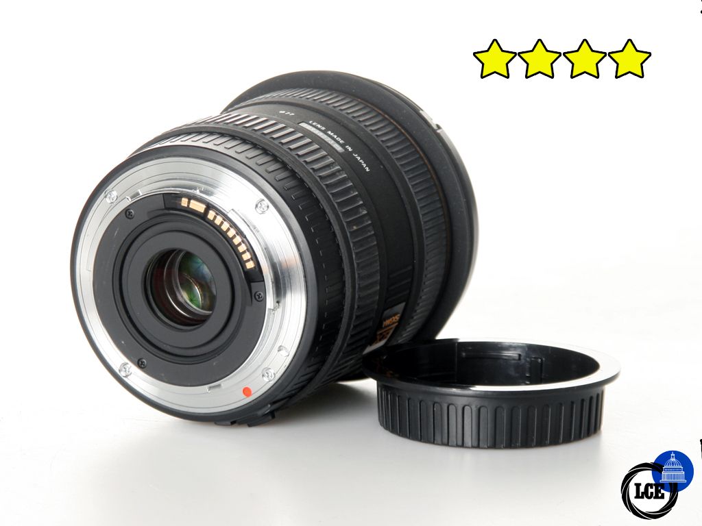 Sigma 10-20mm f4-5.6 DC HSM EX - Canon EF-S Fit (with Hood)