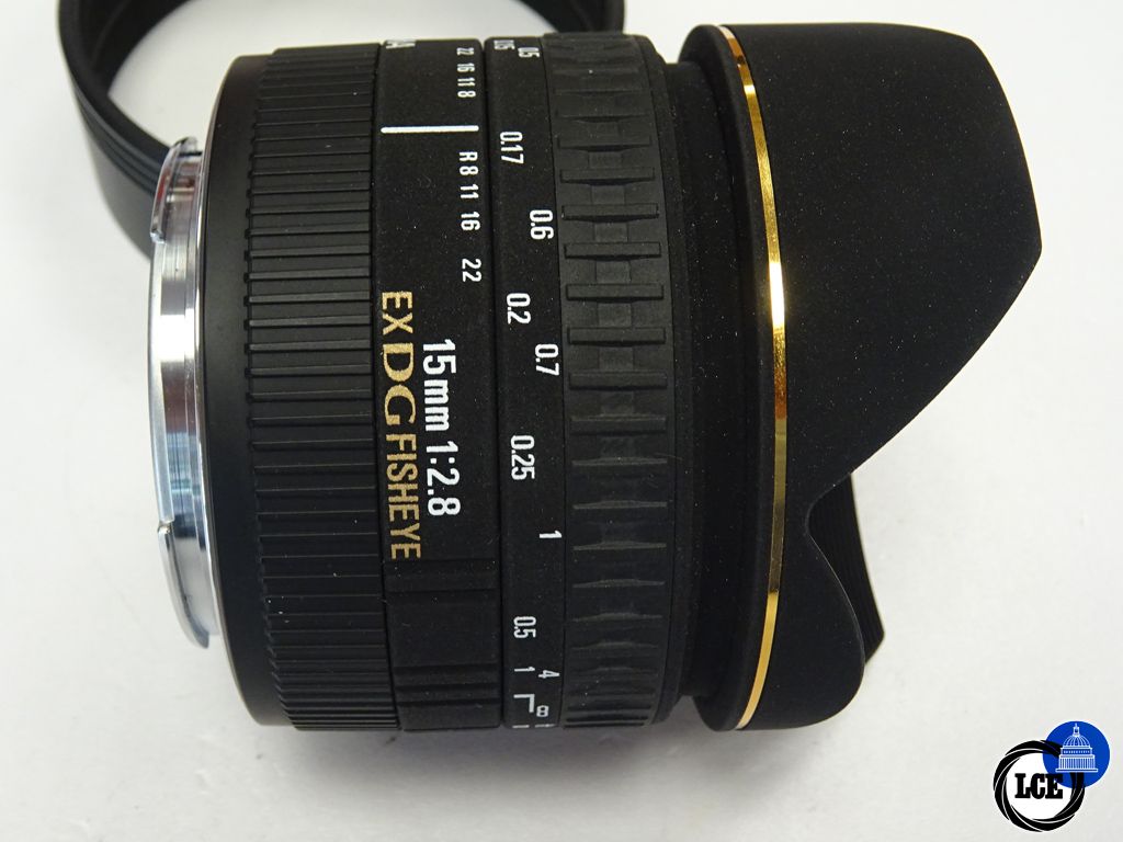 Sigma 15mm  f2.8 Fisheye EX DG 'Canon Fit'