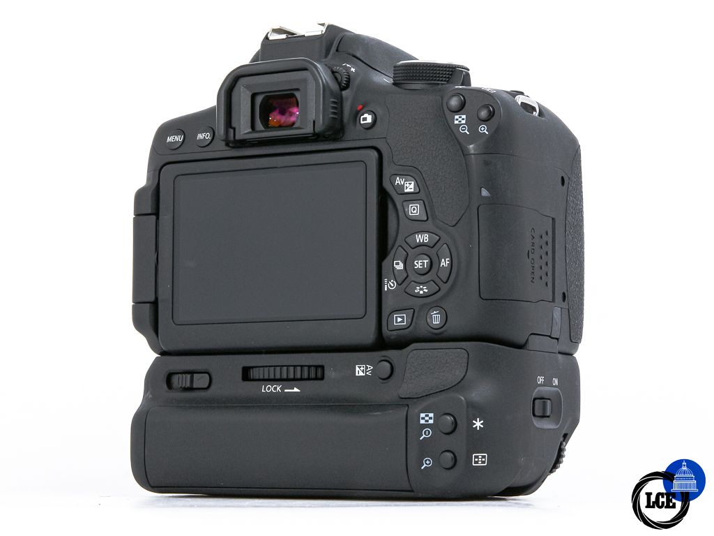 Canon EOS Rebel T6i + 18-55mm IS STM + BG-E18 **1k Shutter Count**