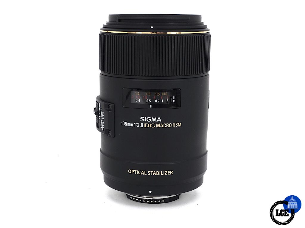 Sigma 105mm F2.8 DG HSM OS Macro Nikon Fit | 4*