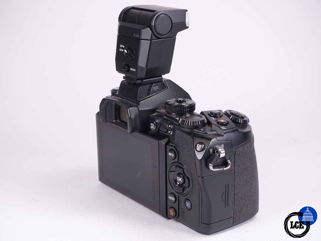 Olympus EM-1 with FL-LM3