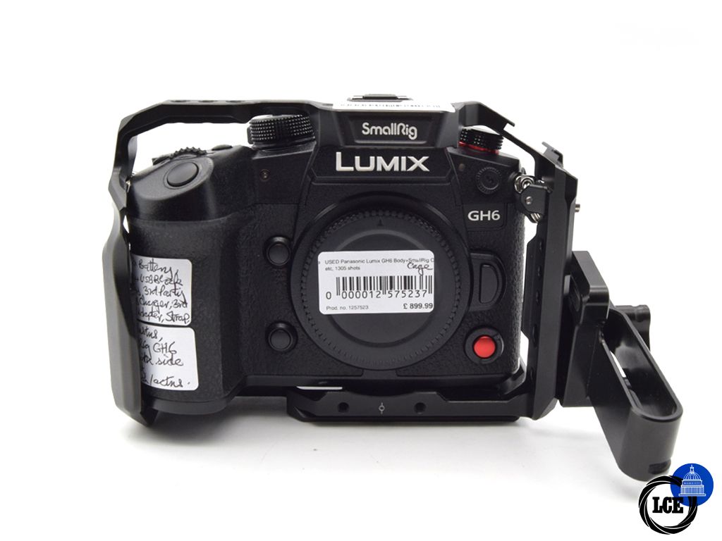 Panasonic Lumix GH6 Body + Small Rig Cage (1,305 shots)