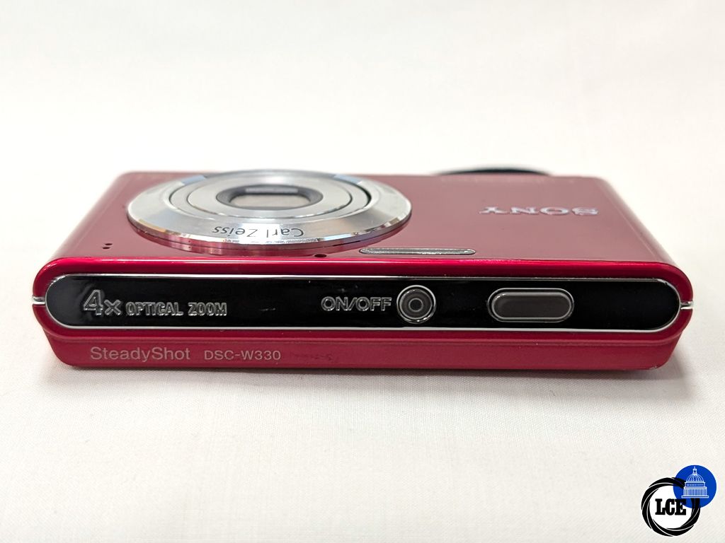 Sony Cybershot W330 in Red