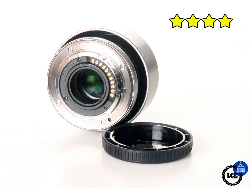 Olympus 45mm f 1.8 MSC Silver (with JJC Hood) - Micro 4/3rds Fit