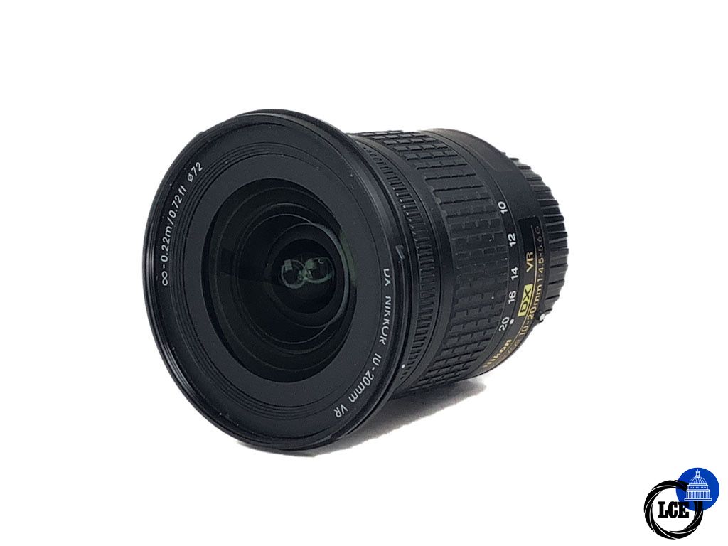 Nikon AF-P DX 10-20mm F4.5-5.6 G VR