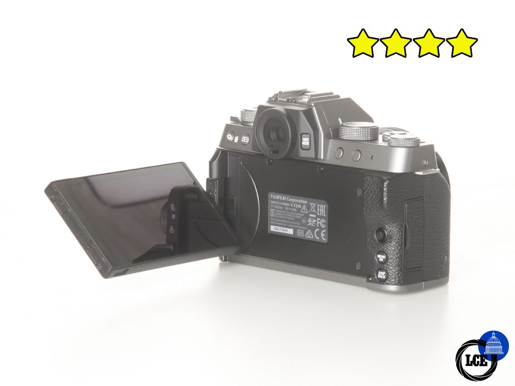 FujiFilm X-T200+XC15-45mm PZ Dark Silver (BOXED)