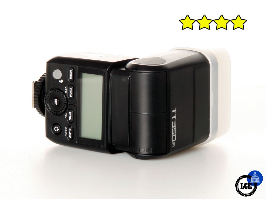 Godox TT350 Mini flash - Fujifilm fit (with Case, Diffuser and Stand)