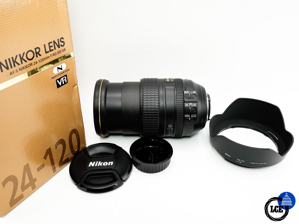 Nikon AF-S 24-120mm F4G ED VR N * BOXED * 