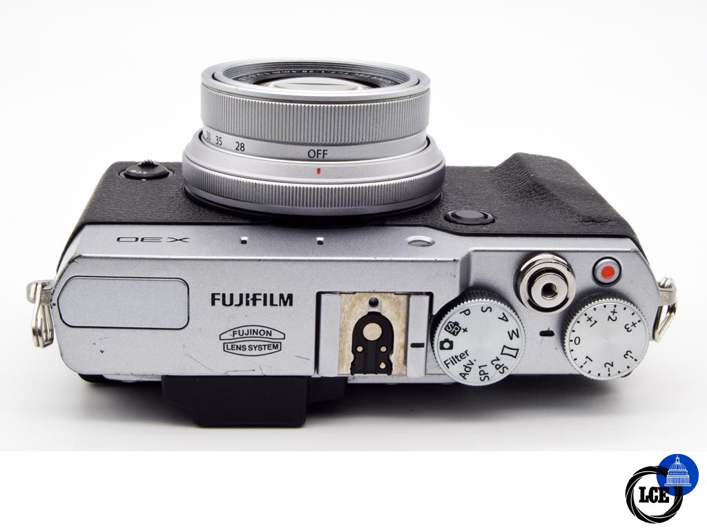 FujiFilm X30 Silver- Enthusiast Digital Compact with EVF