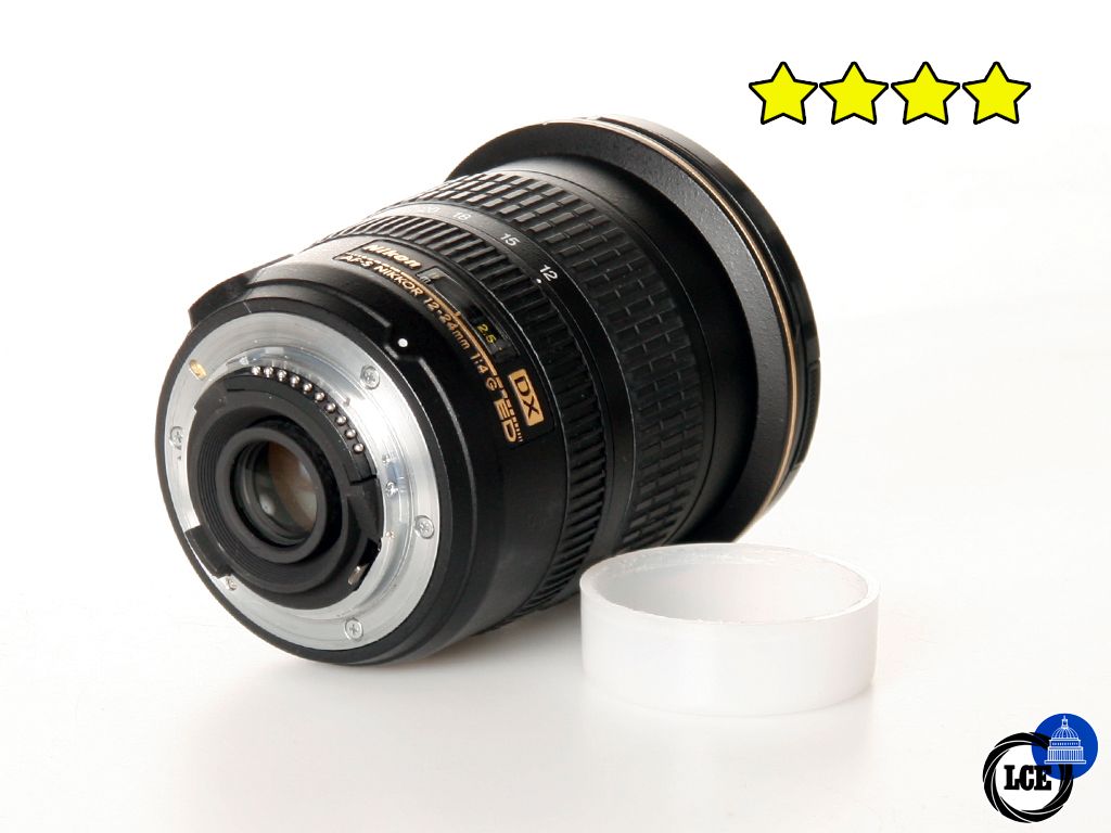 Nikon 12-24mm f4 G ED DX AF-S (BOXED) with Hood