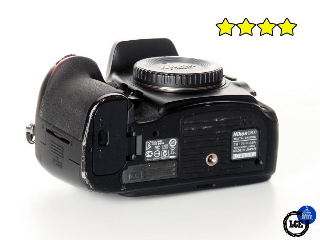 Nikon D800 Body FX (BOXED) Low Shutter Count <69k