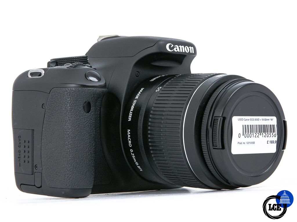 Canon EOS 600D + 18-55mm IS II **4k Shutter Count**