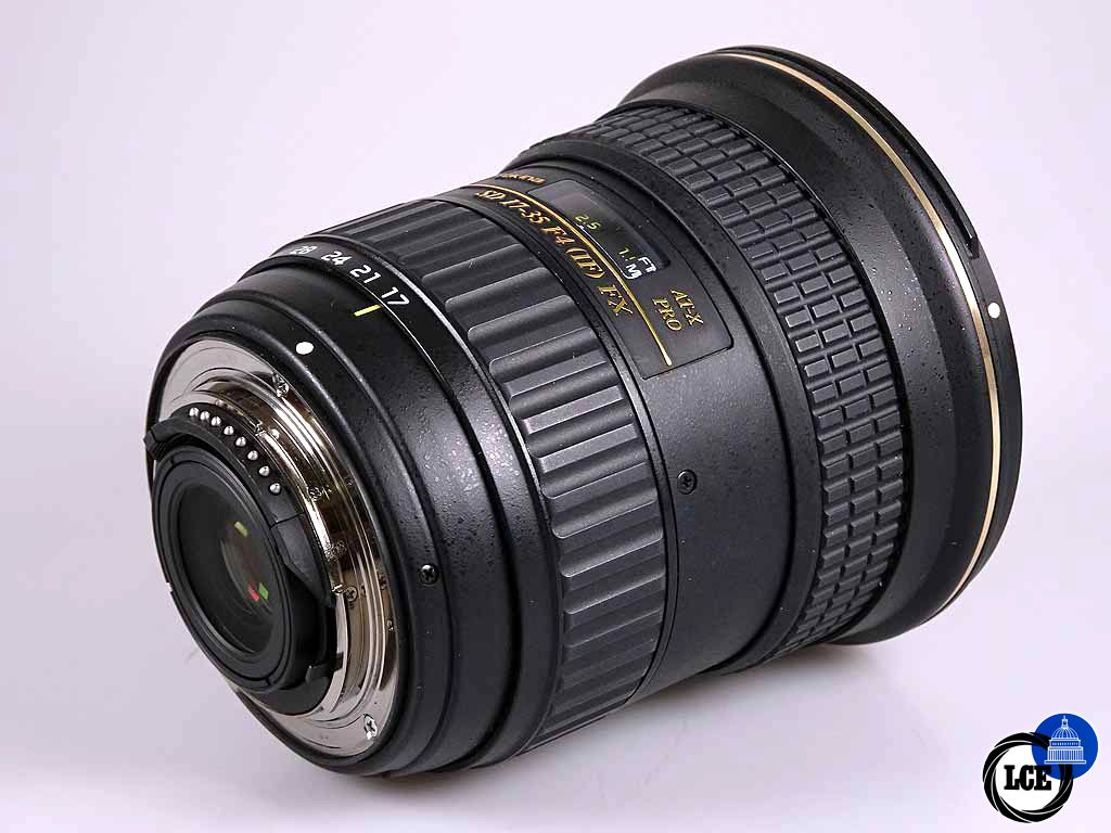 Used Tokina SD 17-35mm F4 (IF) FX AT-X PRO - For Nikon F| London