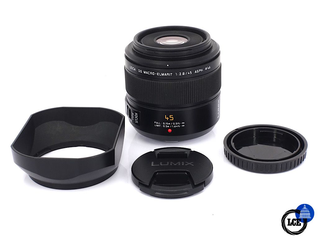 Panasonic Lumix 45mm F2.8 ASPH Leica DG Macro-Elmarit - Boxed | 4*