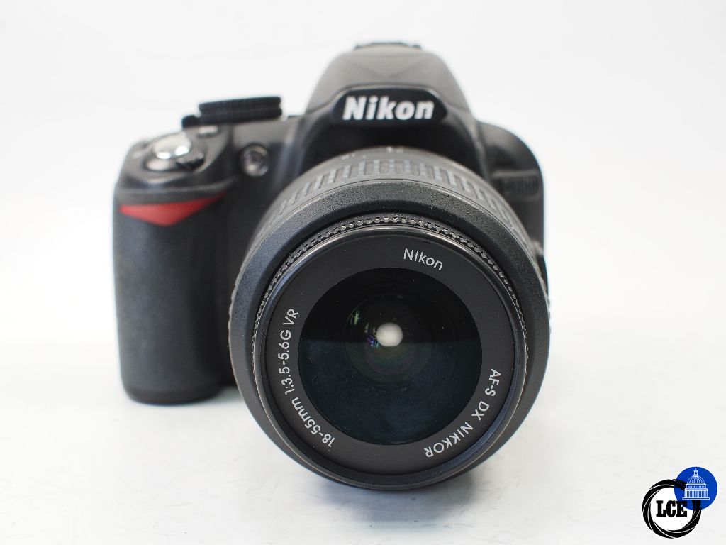 Nikon D3100 with 18-55mm f3.5-5.6G VR  3.5k sc