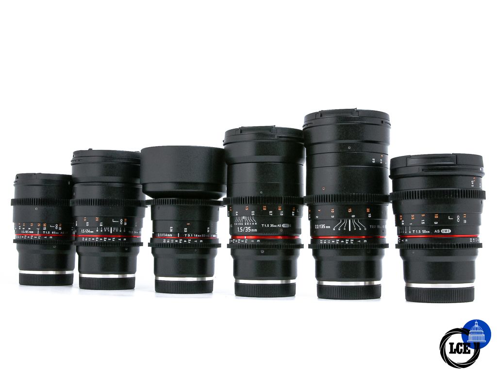 Samyang VDSLR 6-Lens Kit Sony FE Mount