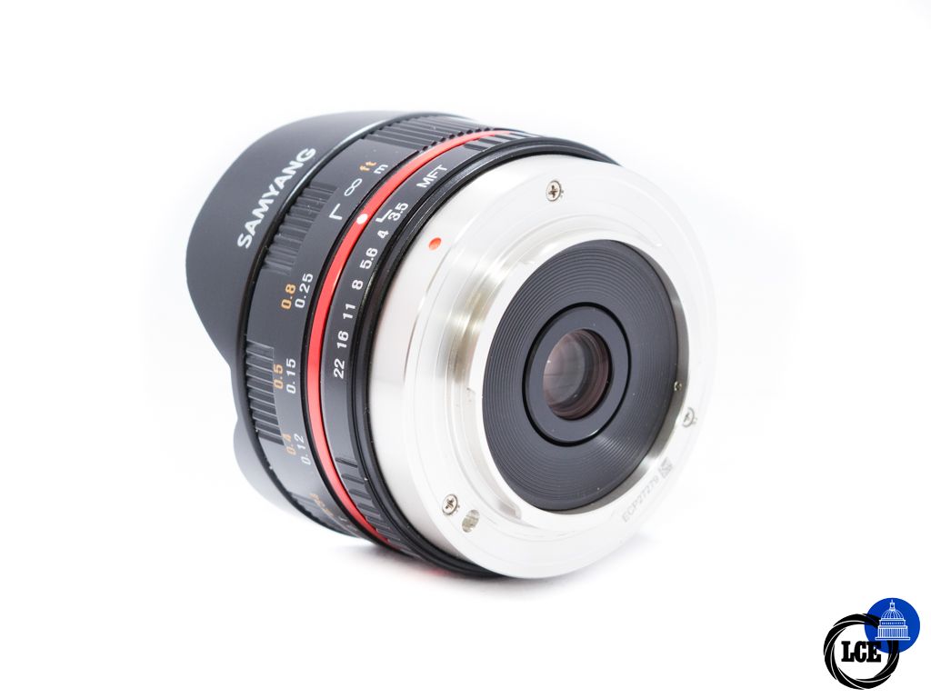 Samyang 7.5mm f3.5 UMC fish-eye - Micro 4/3rds *Boxed*