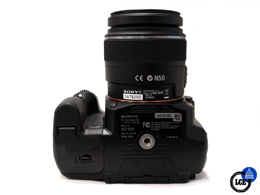 Sony A33 + 18-55mm f3.5-5.6 SAM Lens - Low 2800 S/C