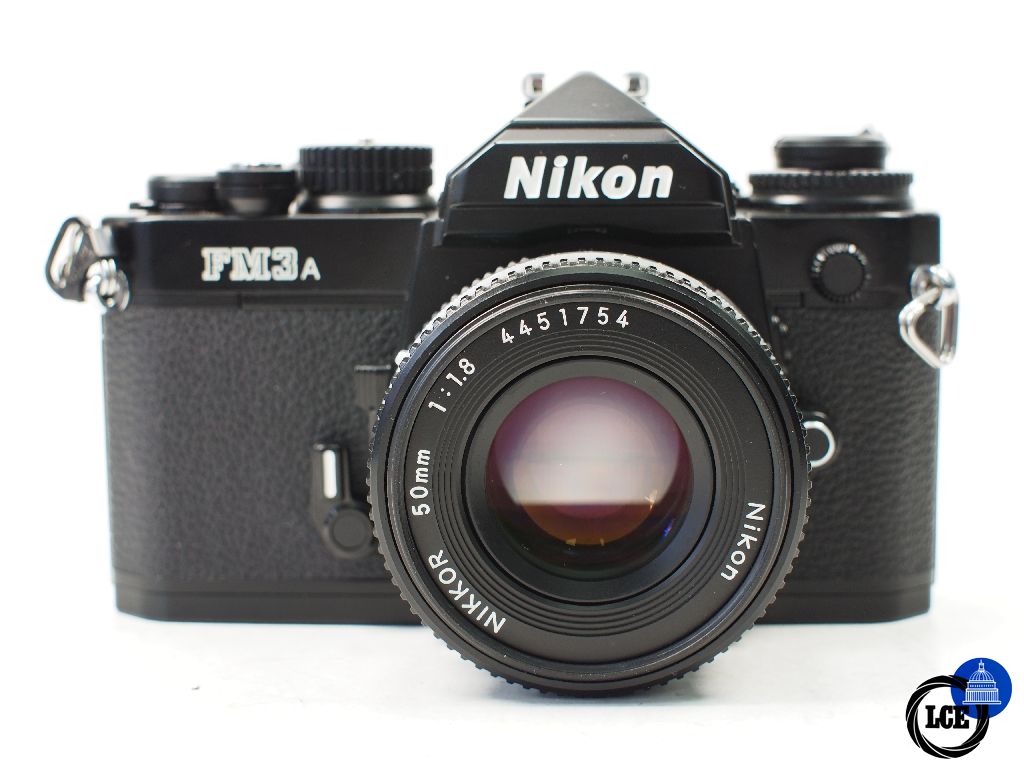 Nikon FM3A Black with 50mm f1.8 AIS