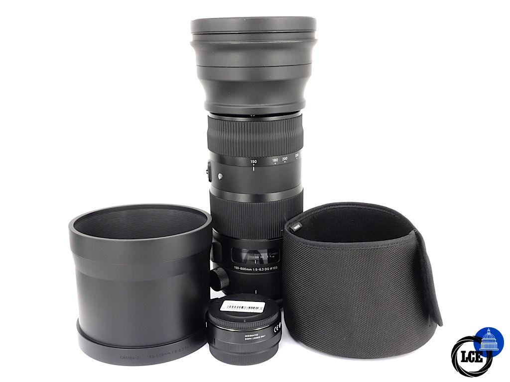 Sigma 150-600mm F5-6.3 DG OS HSM Sport Teleconverter TC-1401 Kit Canon EF - Boxed | 4*