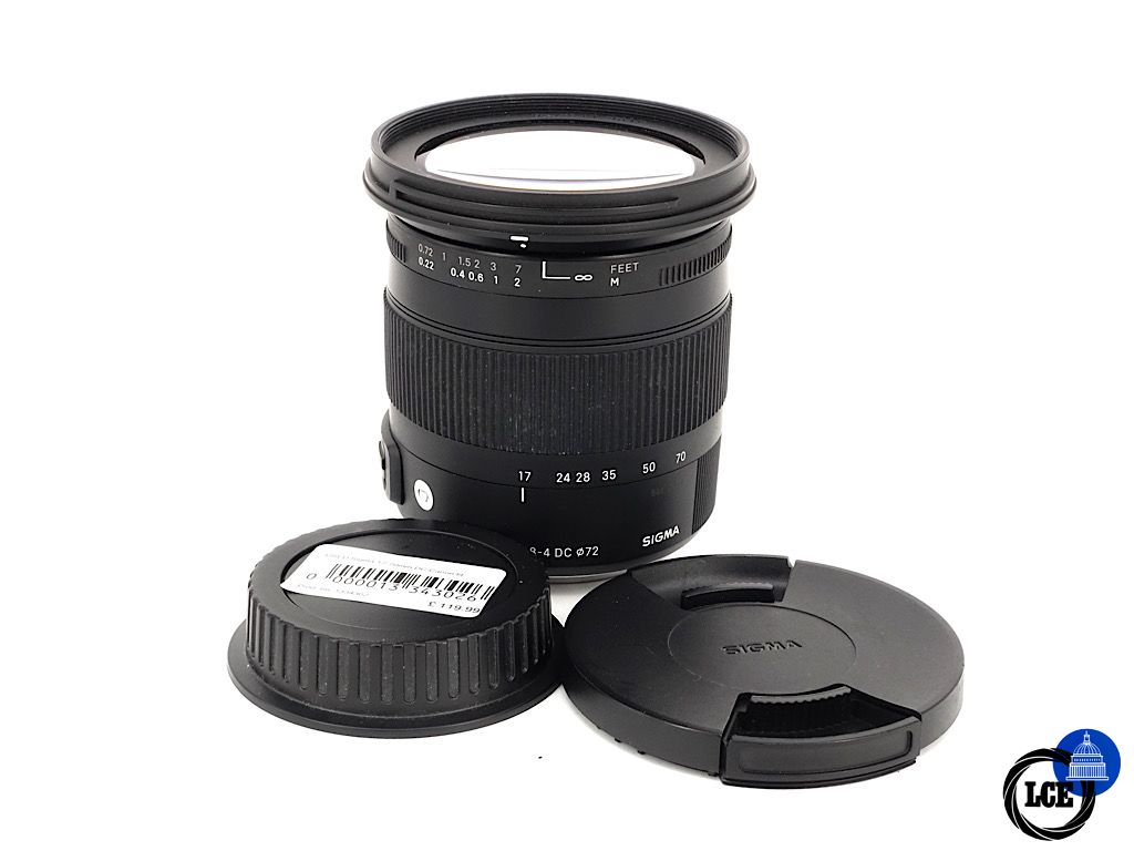 Sigma 17-70mm F2.8-4 DC Canon EF Fit | 4*