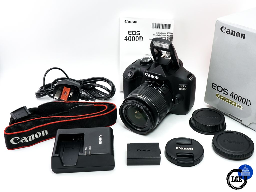 Canon EOS 4000D + 18-55mm F3.5-5.6 III