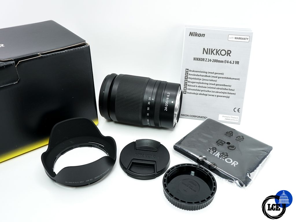 Nikon Z 24-200mm F4-6.3 VR * LIKE NEW *