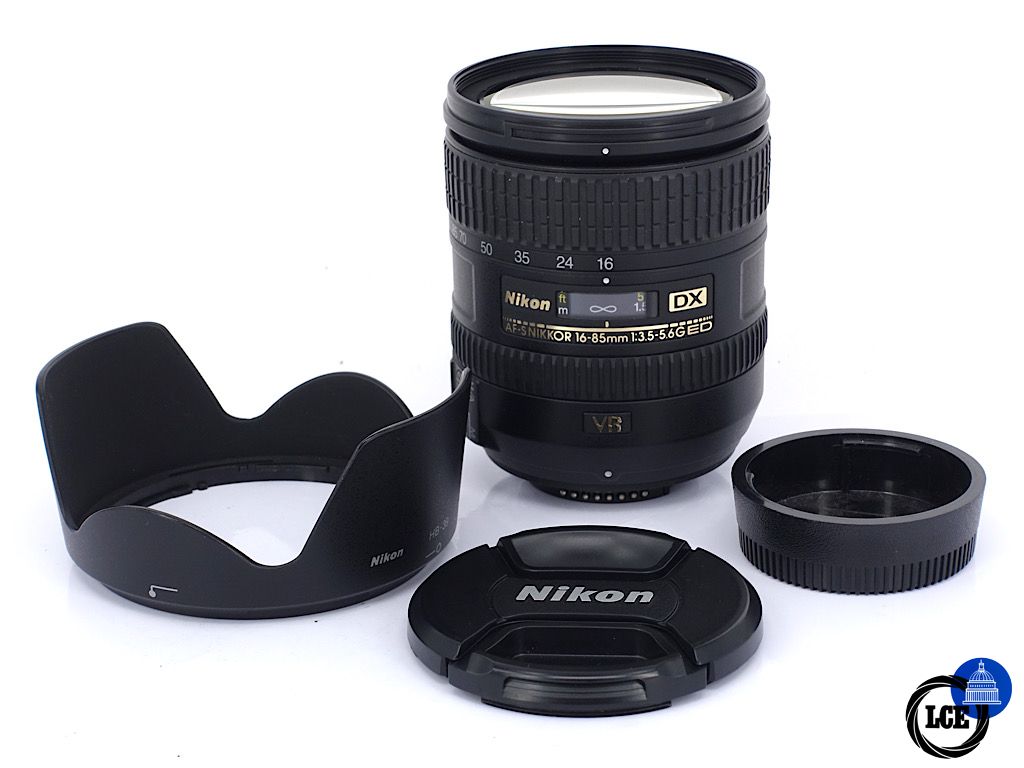 Nikon AF-S 16-85mm F3.5-5.6G ED DX VR - Boxed | 4*