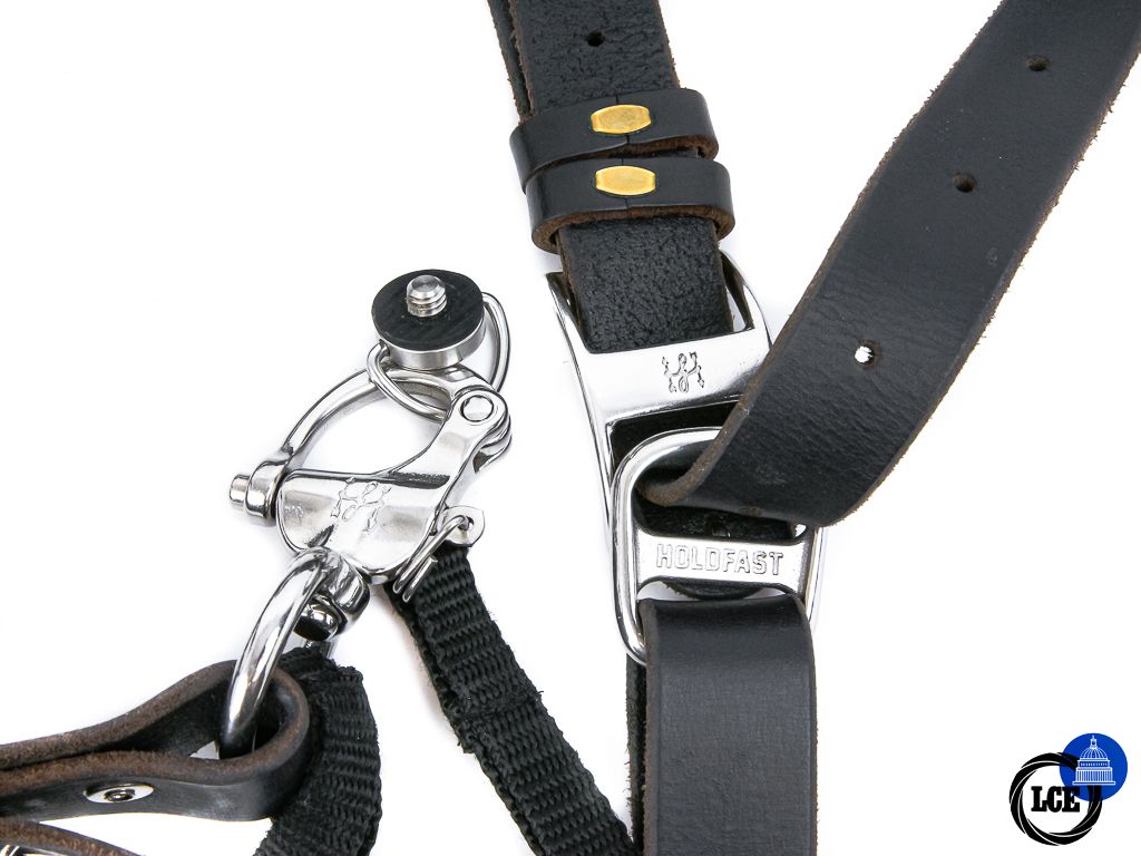 Miscellaneous Holdfast Moneymaker Small Skinny Black Water Buffalo Leather Camera Harness