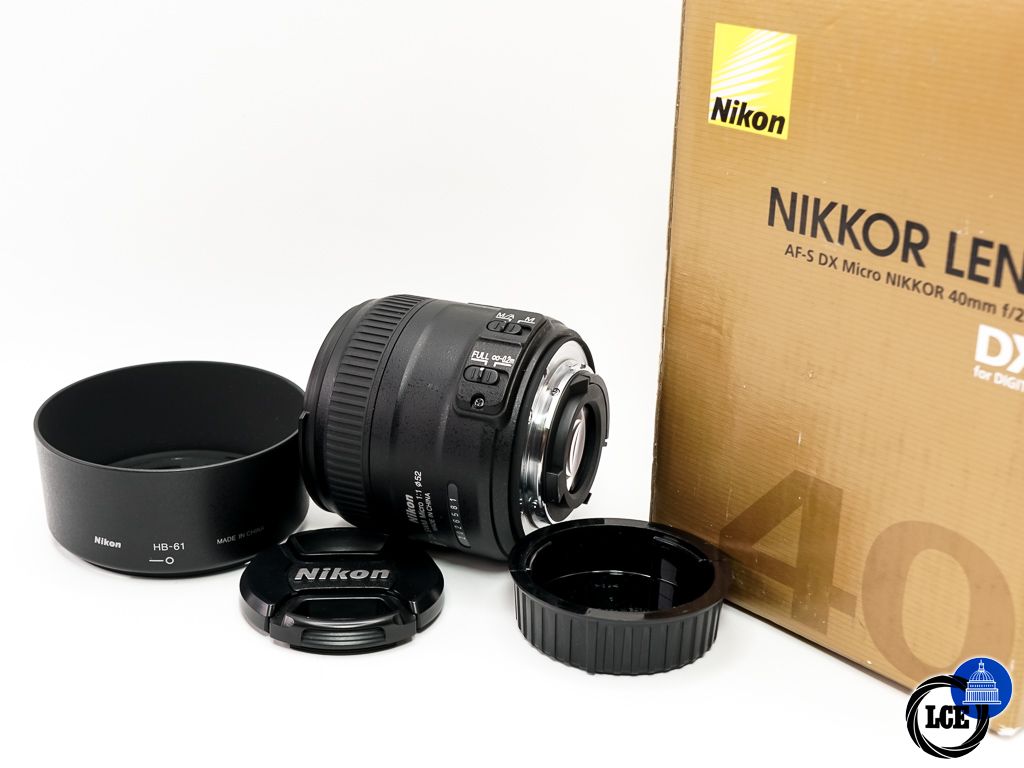 Nikon AF-S Micro 40mm F2.8G DX * BOXED *