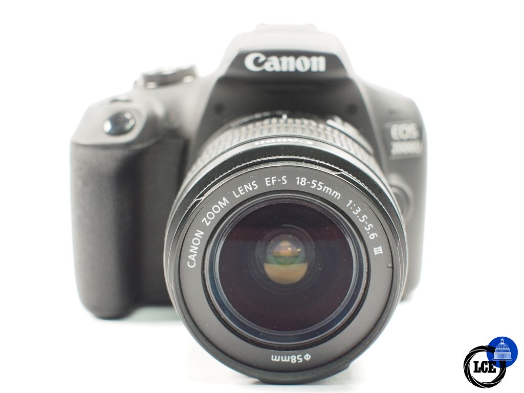 Canon 2000D 18-55mm f3.5-5.6 III