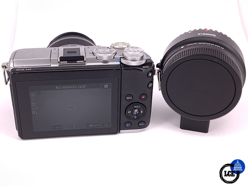 Canon EOS M6 + 15-45mm IS STM & EF-M Adapter