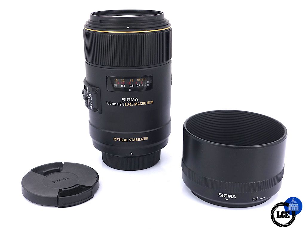 Sigma 105mm F2.8 DG Macro HSM OS Nikon Fit | 4*
