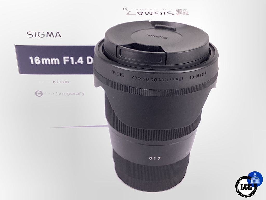 Sigma 16mm F1.4 DC Sony