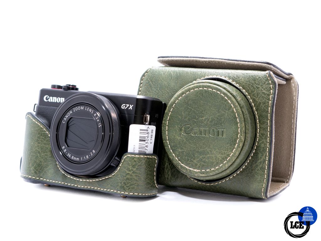 Canon Powershot G7X MKII + case