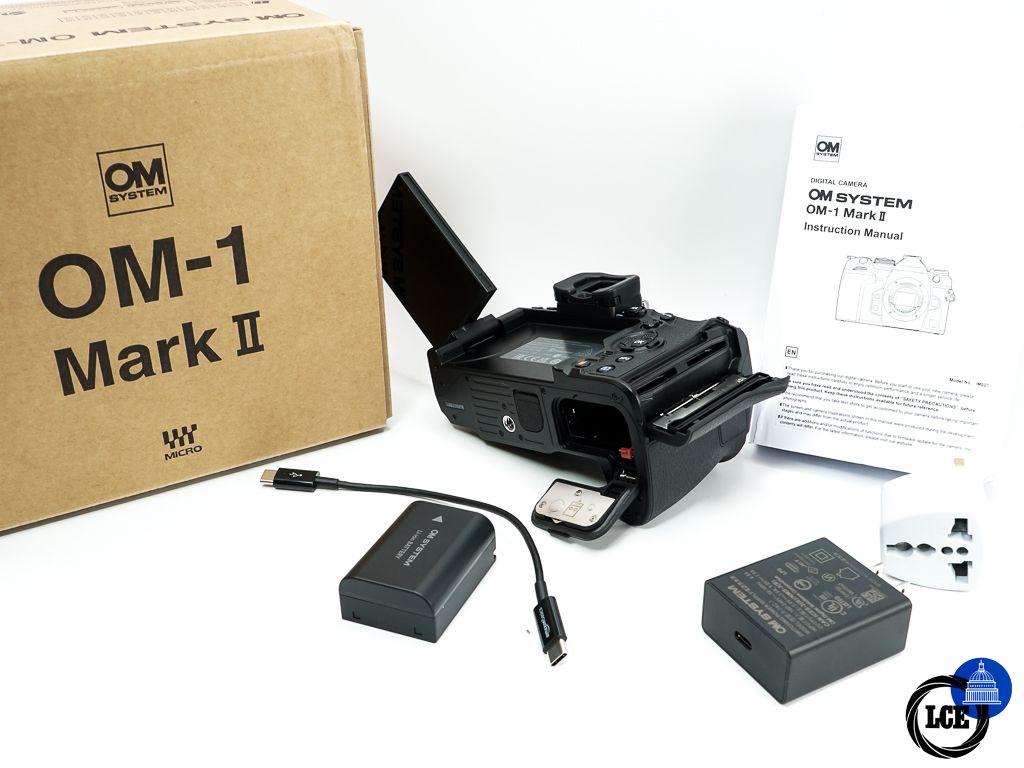 OM SYSTEM OM-1 Mark II Body  ** Boxed with Low Shutter Count)
