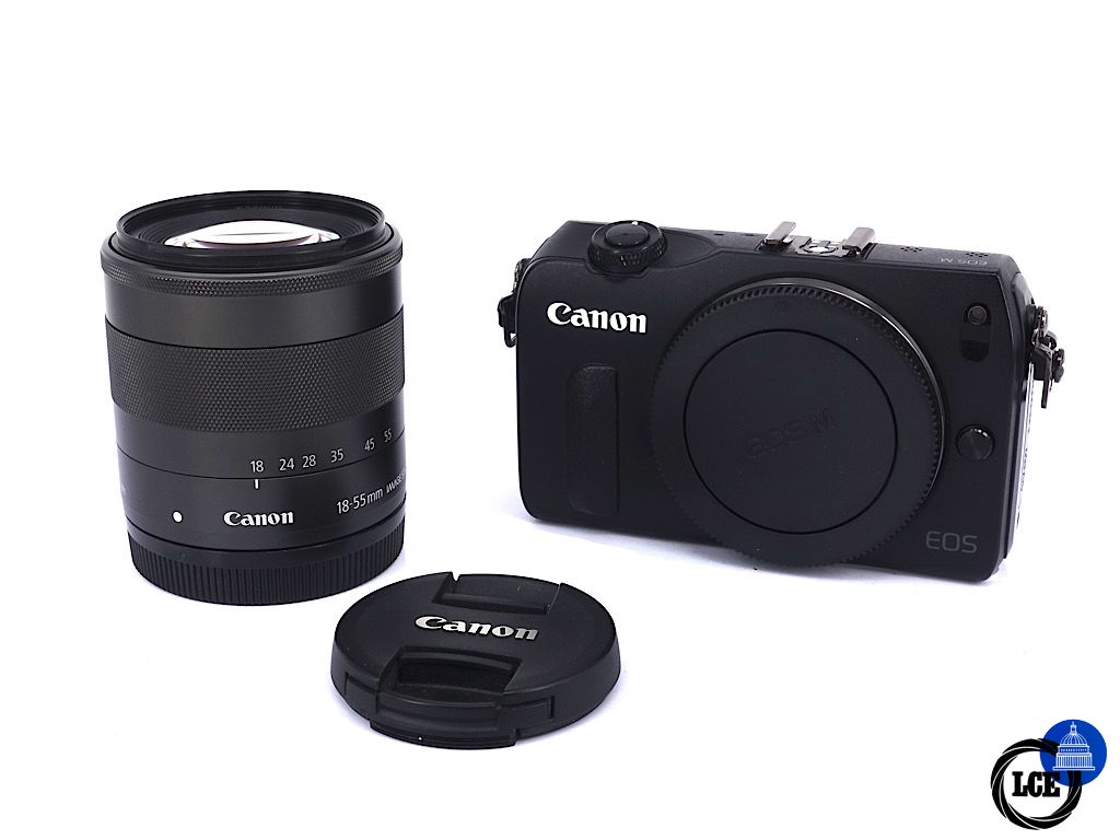 Canon EOS M + EF-M 18-55mm Kit + Speedlite 90EX - Boxed | 4*