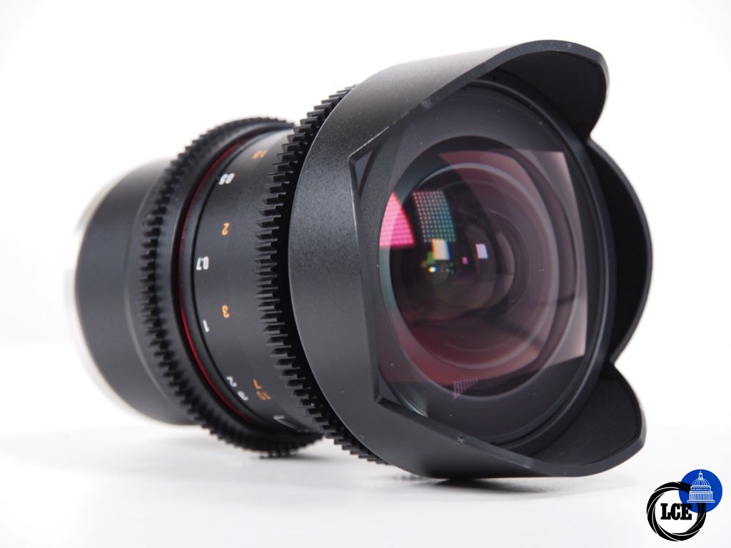 Samyang 14mm T3.1, Sony FE (Manual focus)