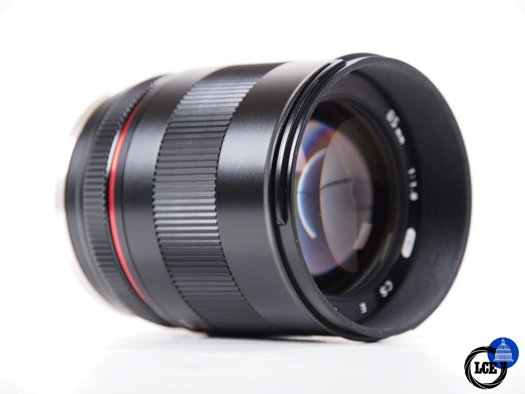 Samyang 85mm F1.8, Sony E (Manual focus) APSC