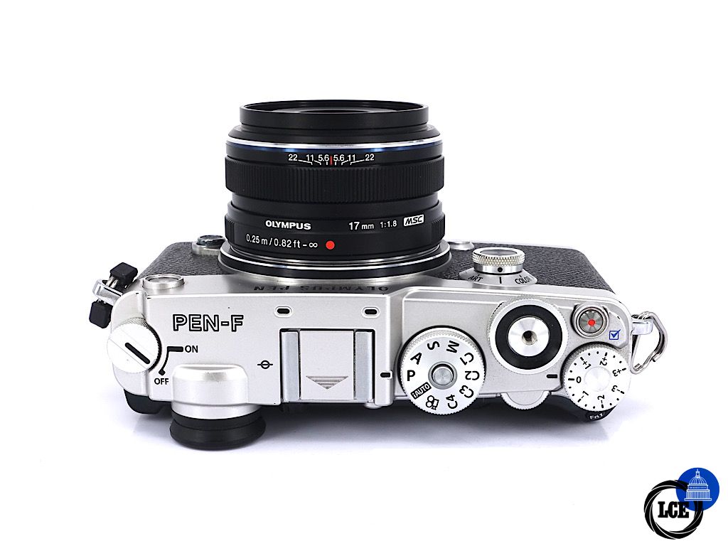 Olympus Pen-F Silver + 17mm F1.8 - Boxed | 5*