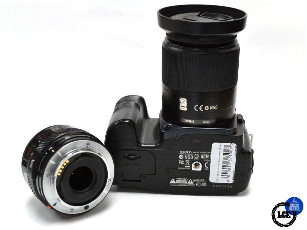 Sony A100 + 18-70mm + 35-70mm