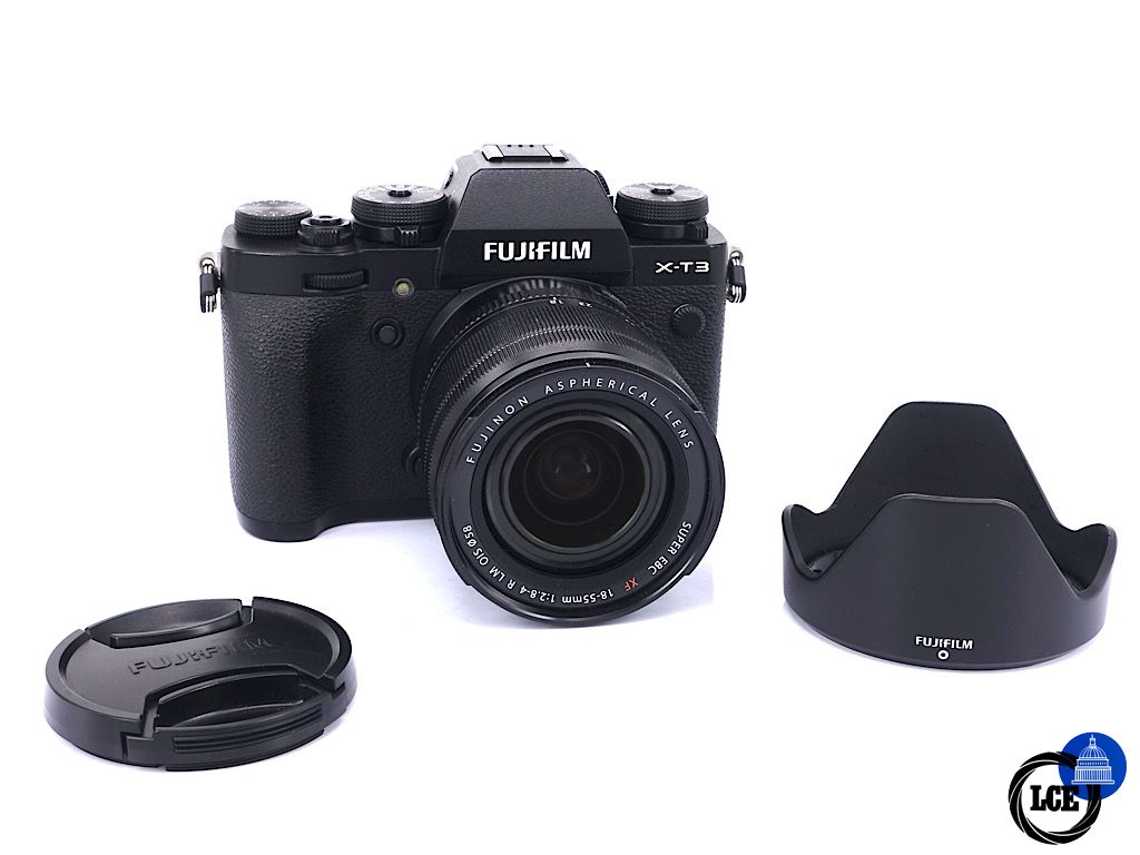 FujiFilm X-T3 Black + XF 18-55mm F2.8-4 R LM OIS - Boxed | 4*