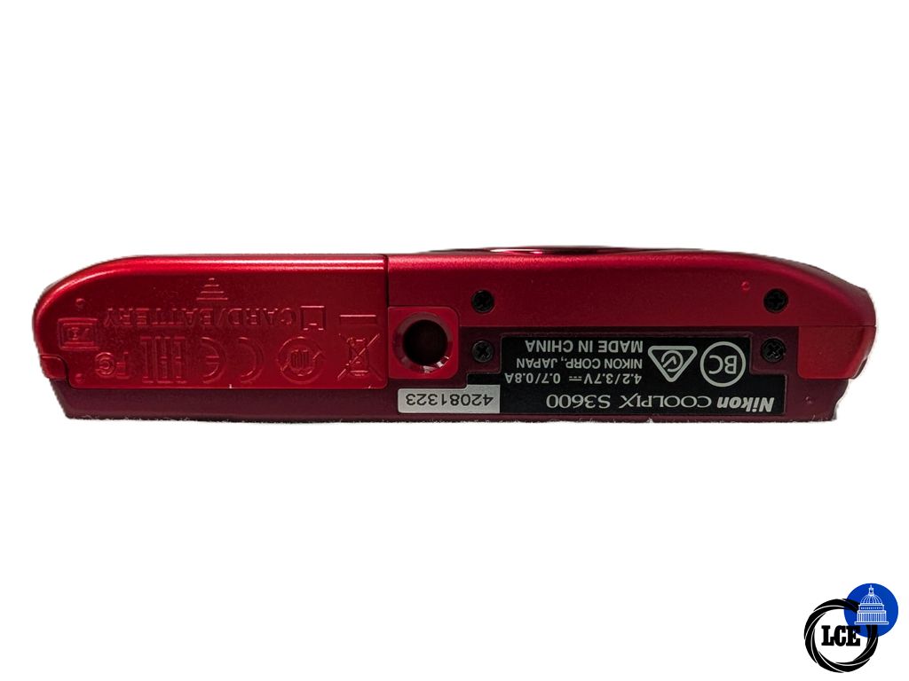 Nikon Coolpix S3600 Red 