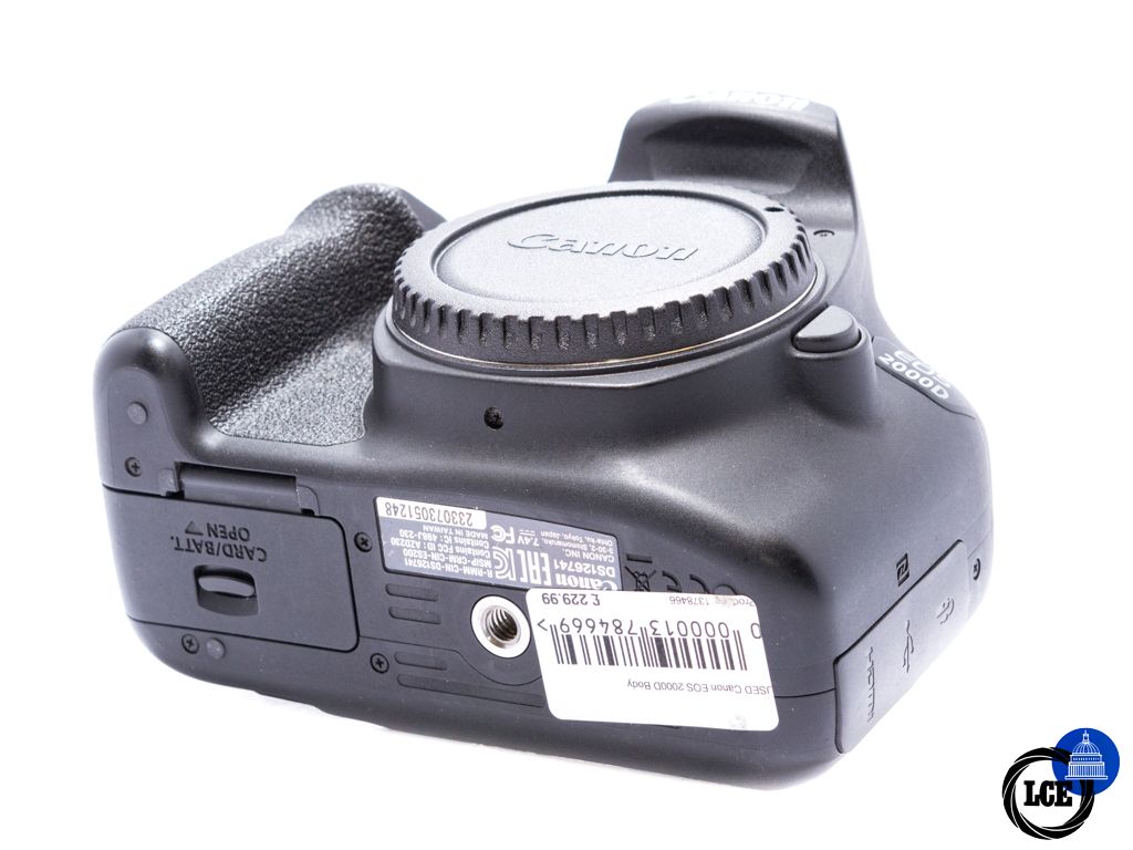Canon EOS 2000D Body *Boxed*