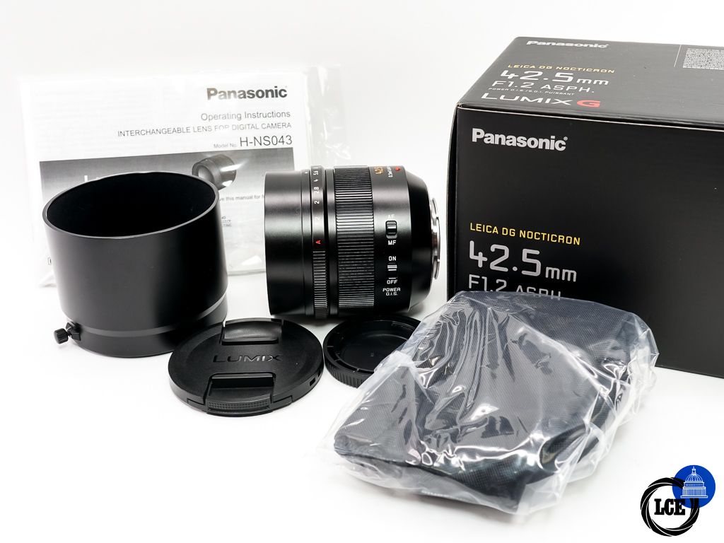 Panasonic Leica 42.5mm F1.2 ASPH DG Nocticron OIS * MINT & BOXED *