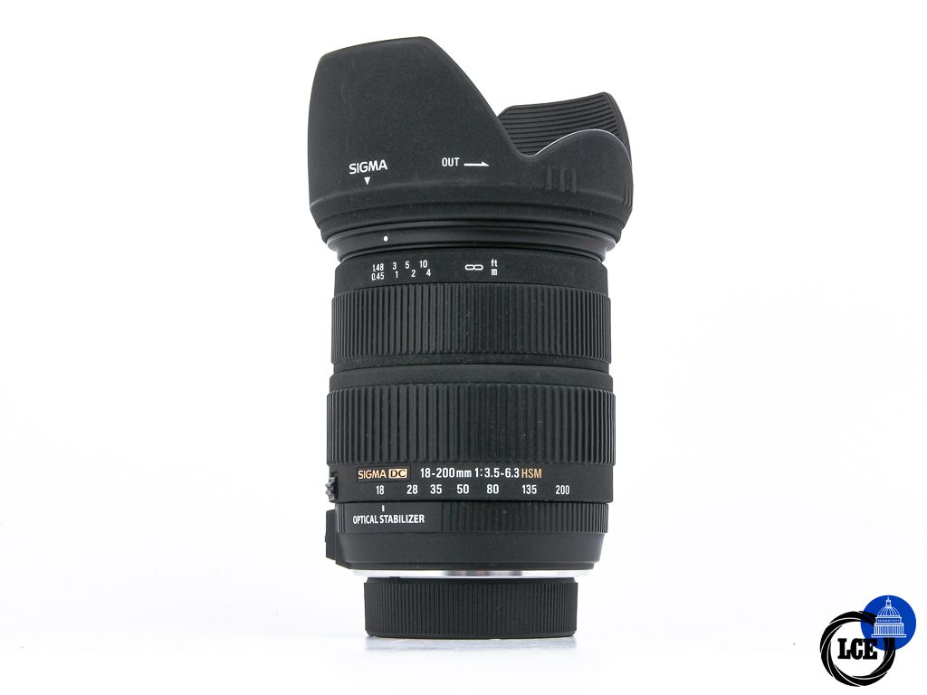 Sigma 18-200mm f3.5-6.3 HSM DC OS Nikon F Mount
