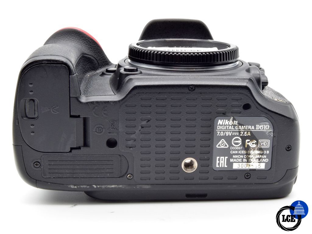 Nikon D610 Body (40,987 Shutter Actuations) 