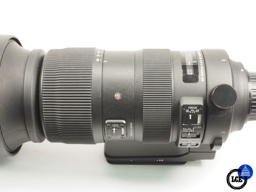 Sigma FX 60-600mm f4.5-6.3 Sport