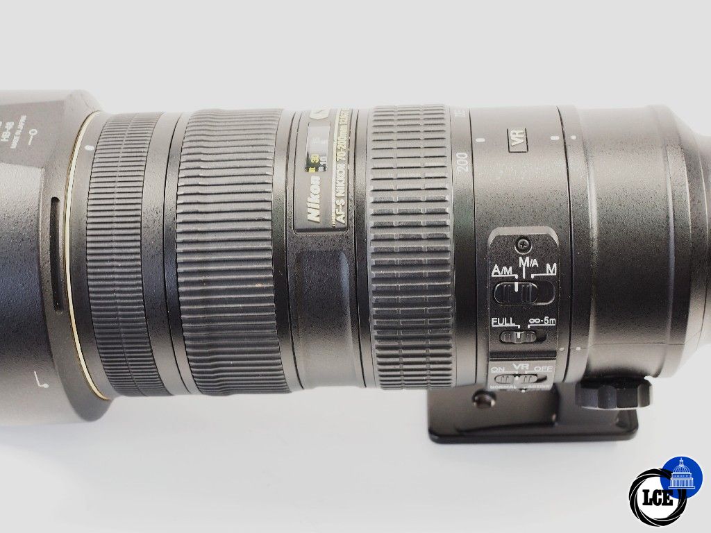 Nikon 70-200mm F2.8 II 