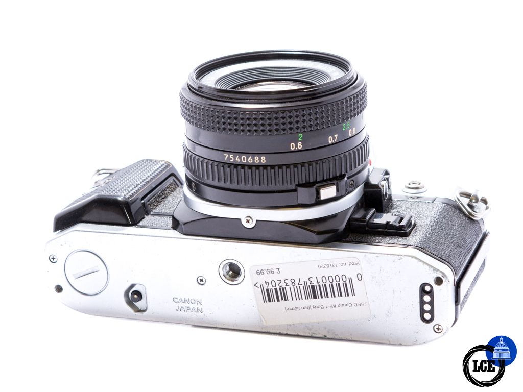 Canon AE-1 Program Body (free FD 50mm f1.8)